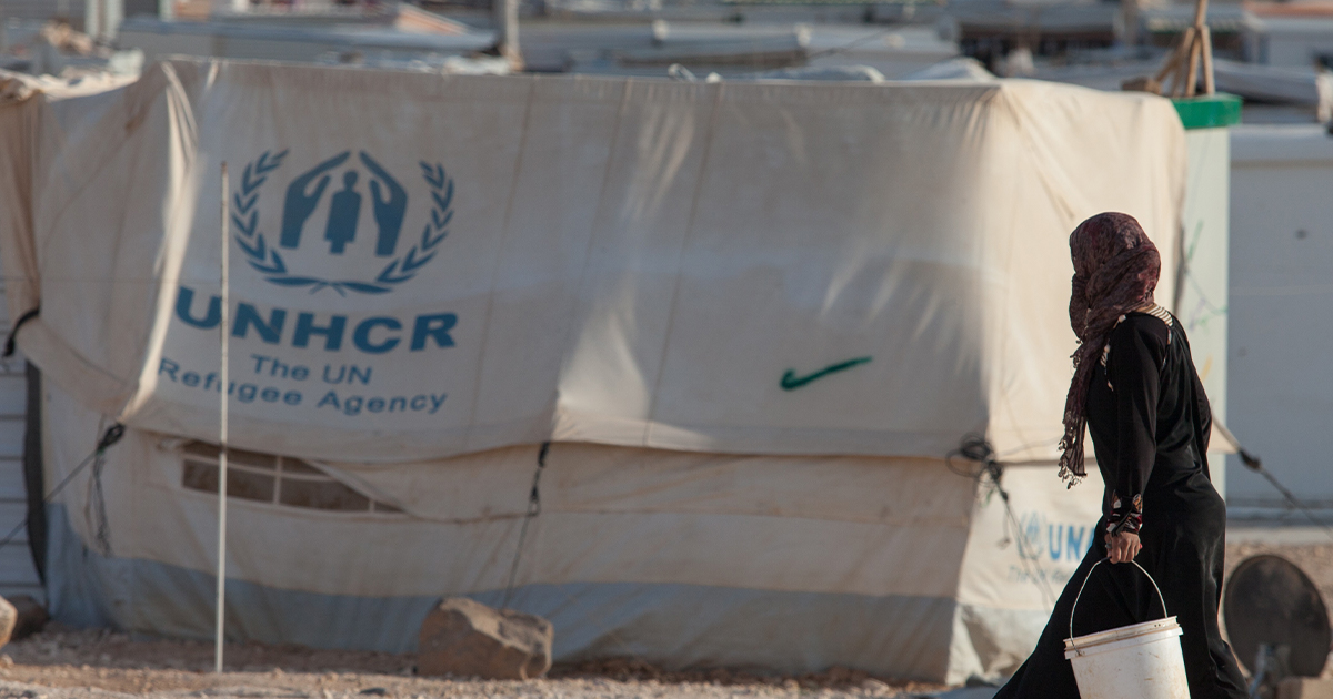 Zaatari Camp for Syrian refugees.