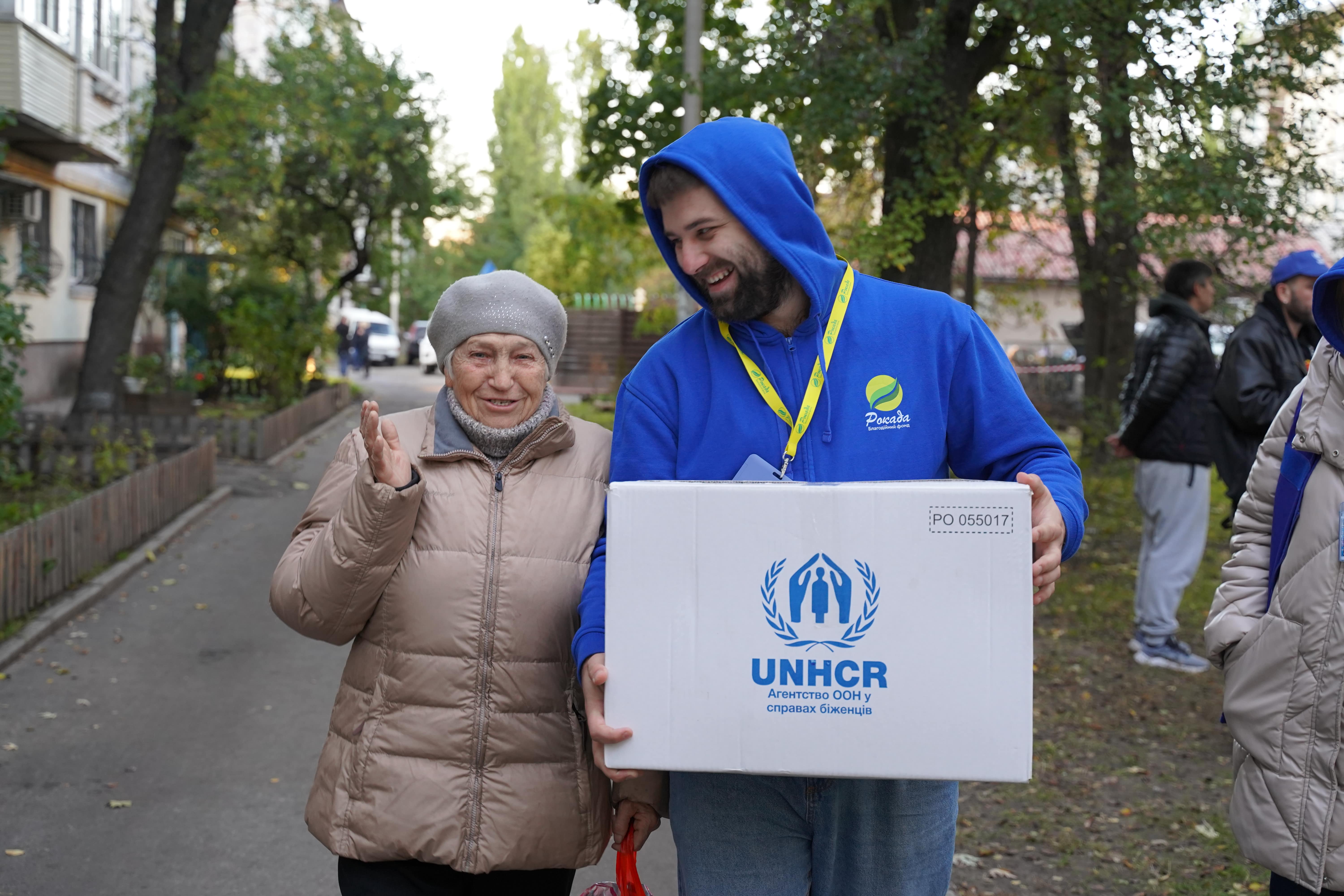 Ukraine. War Affected Ukrainians Receive Winter Support From UNHCR