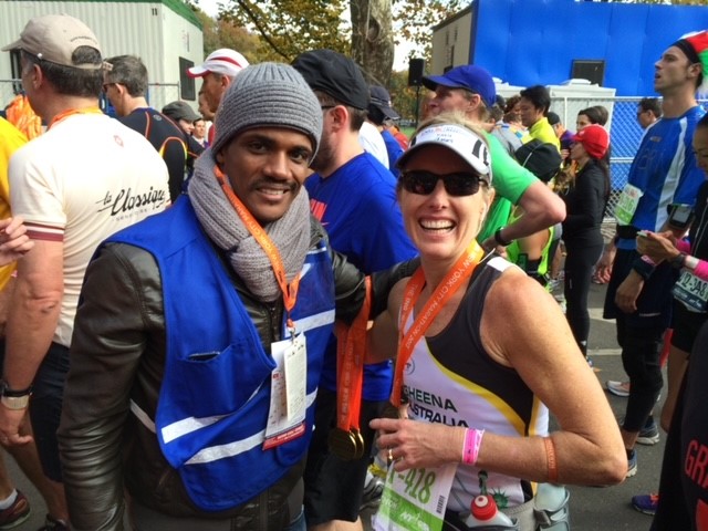 Sheena LWF fund donor after marathon
