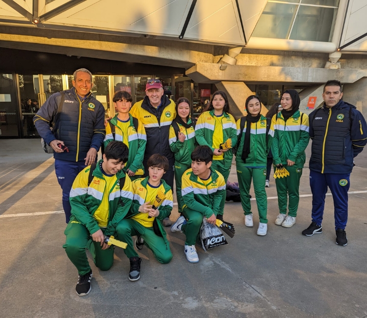Australia. HASA refugee football players