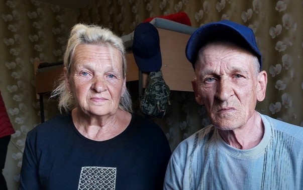 Liudmyla and Serhii dream of returning to their home in Kharkiv region one day. 