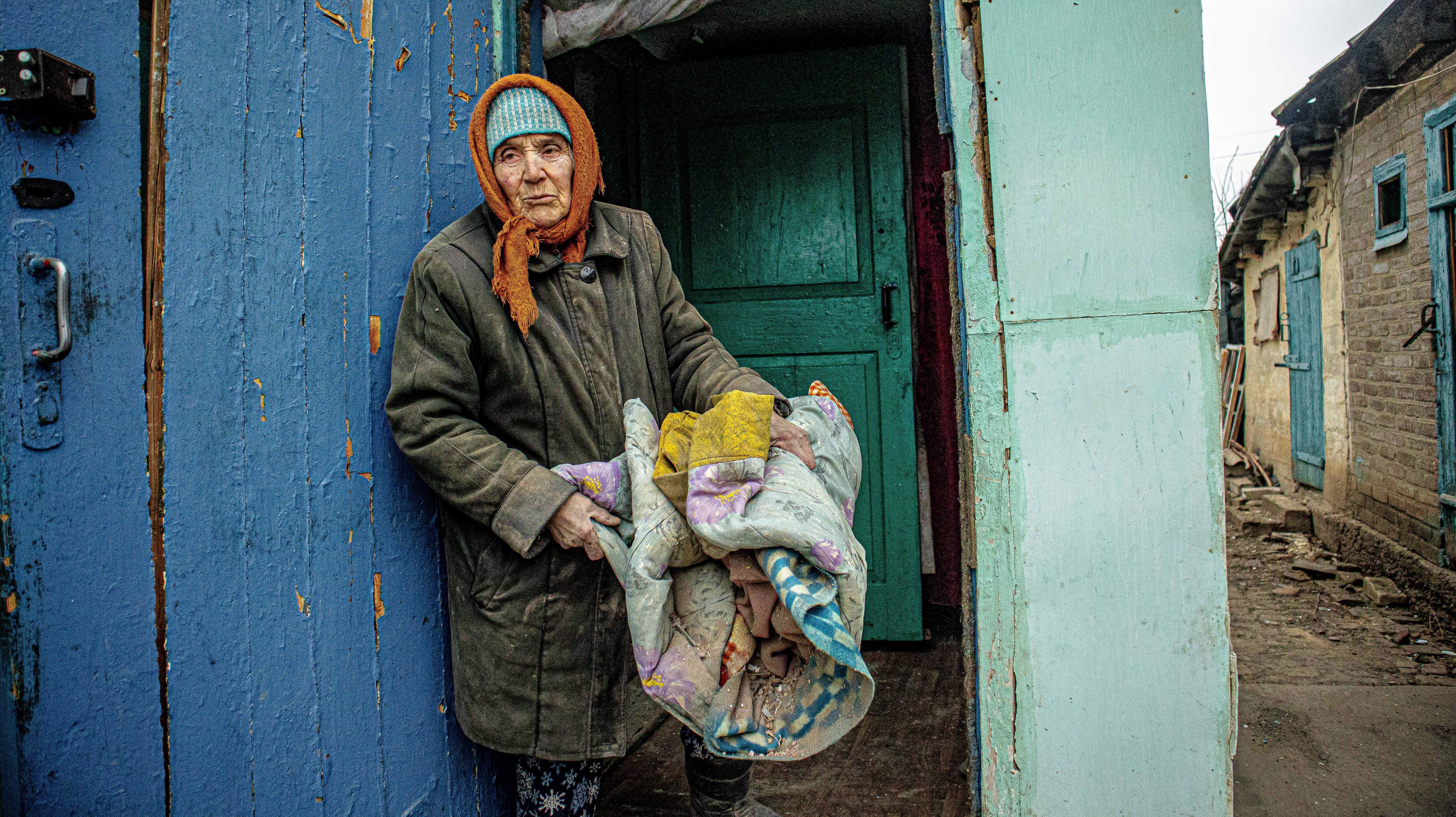 Ukraine. War Affected People In Donetsk Region Get Help To Repair Their Homes. (3)