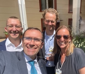 Kim with the Norwegian Environment Minister and other innovators. 