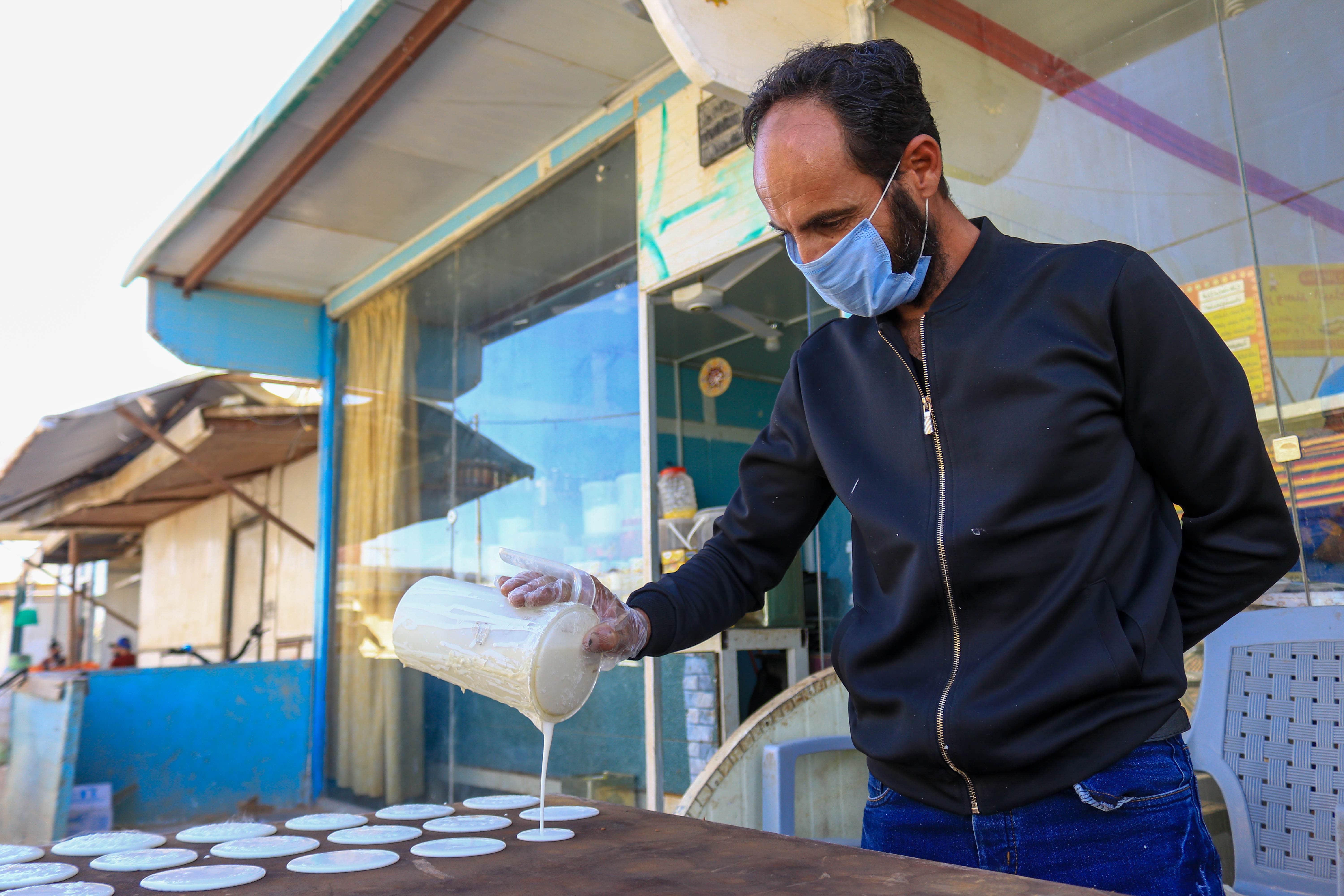 Nizar, 32, is a Syrian refugee in Zaatari camp