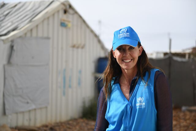 Janine Allis visits Jordan refugee camp