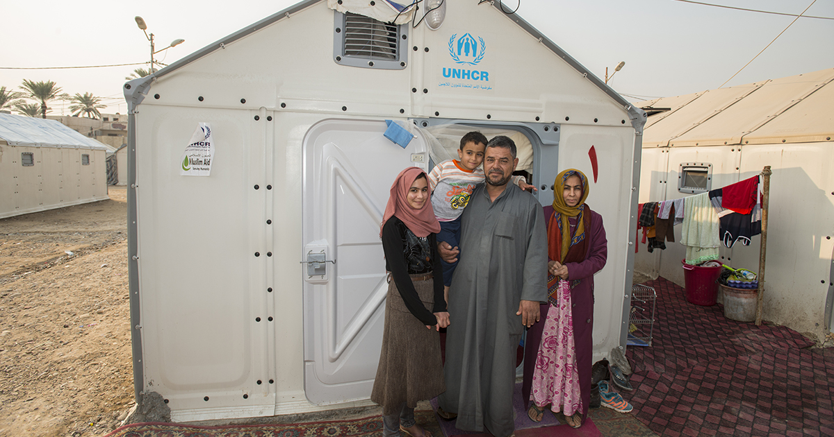 Temporary Refugee housing unit