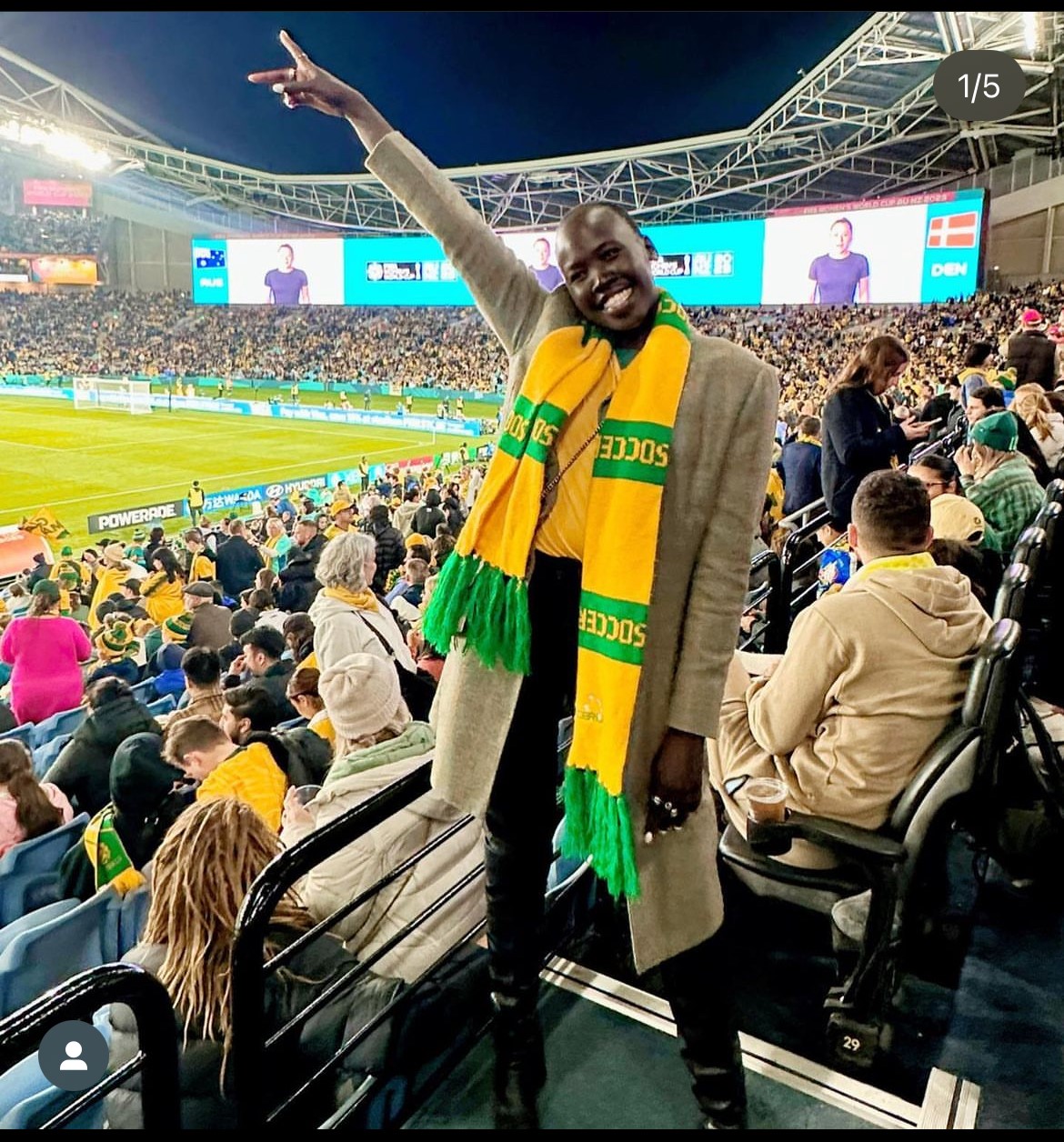 Anyier Yuol at the 2023 FIFA Women's World Cup 