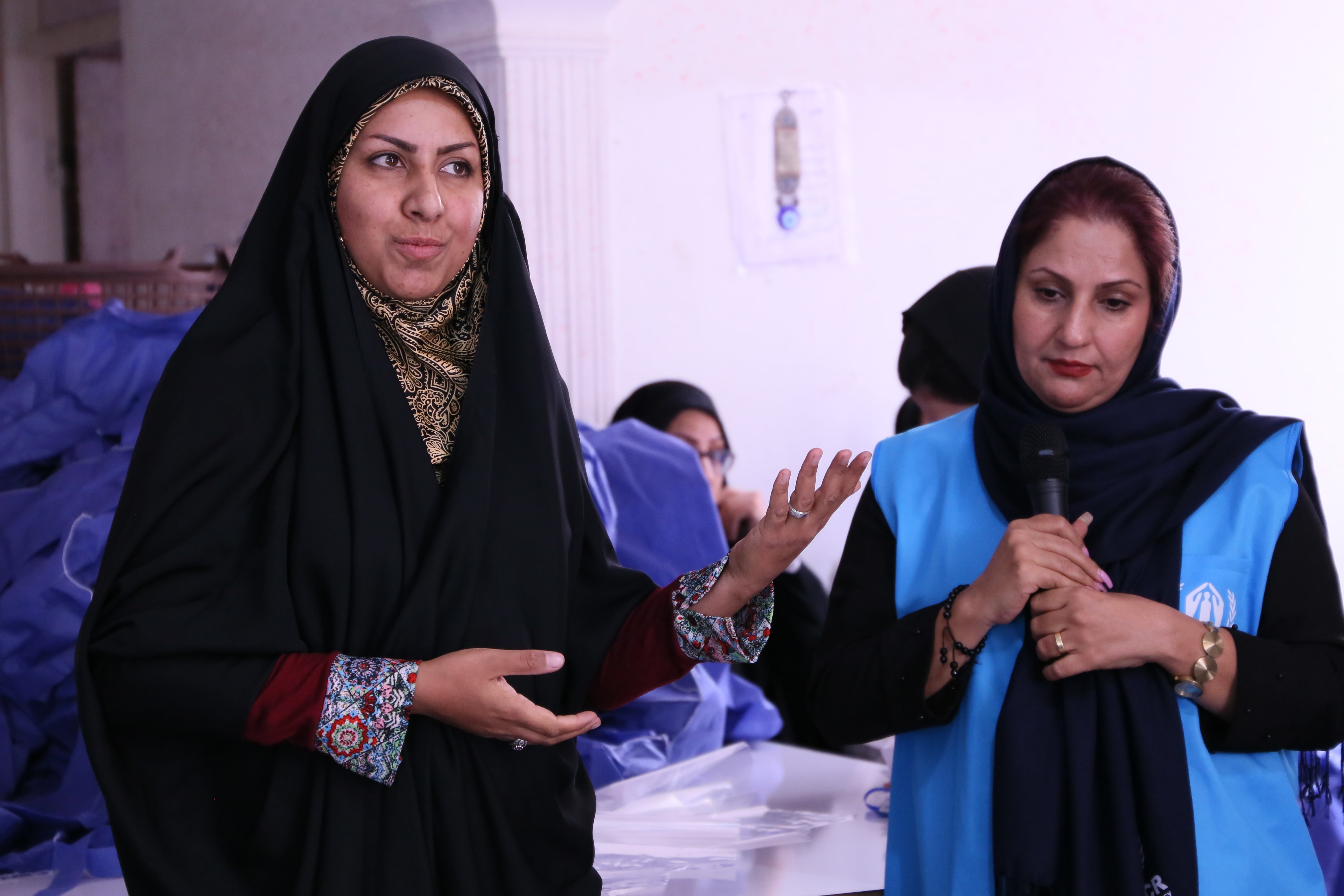 Zeynab explains how a tailoring course helped her launch her own business in Shiraz