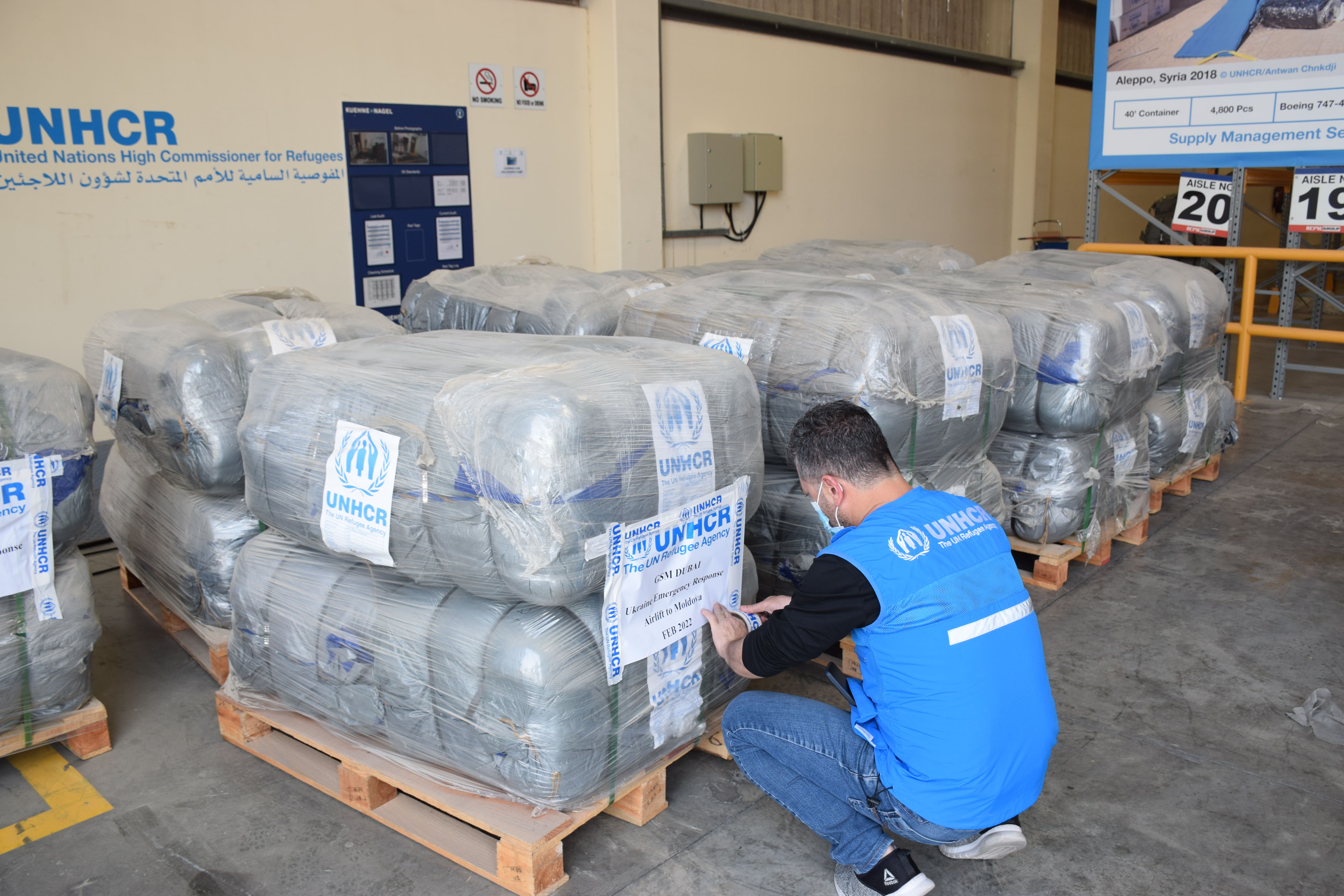 United Arab Emirates. UNHCR Prepares Emergency Aid Shipment For Ukrainian Refugees Min