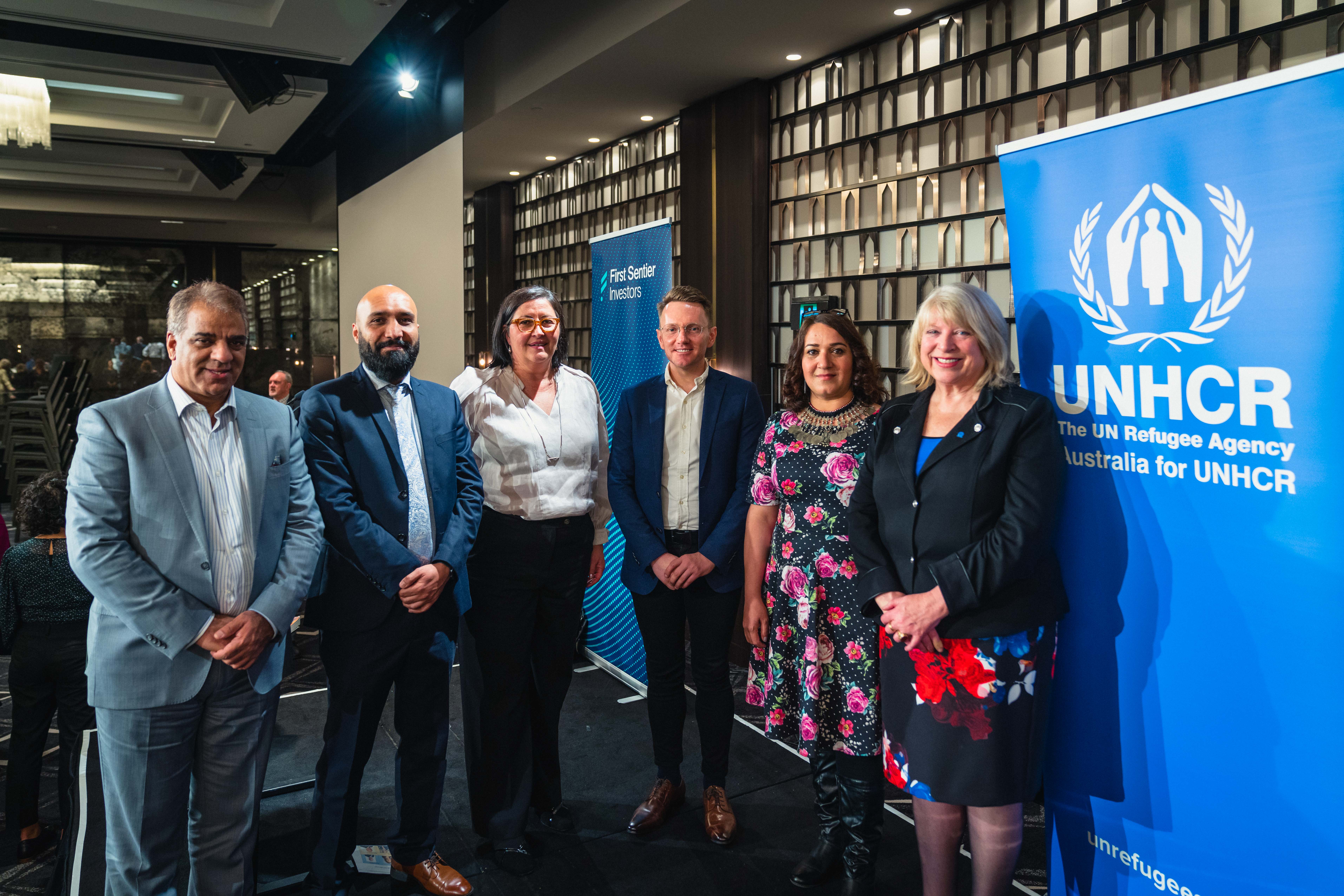 Nominees for the inaugural Australia for UNHCR Les Murray Award.