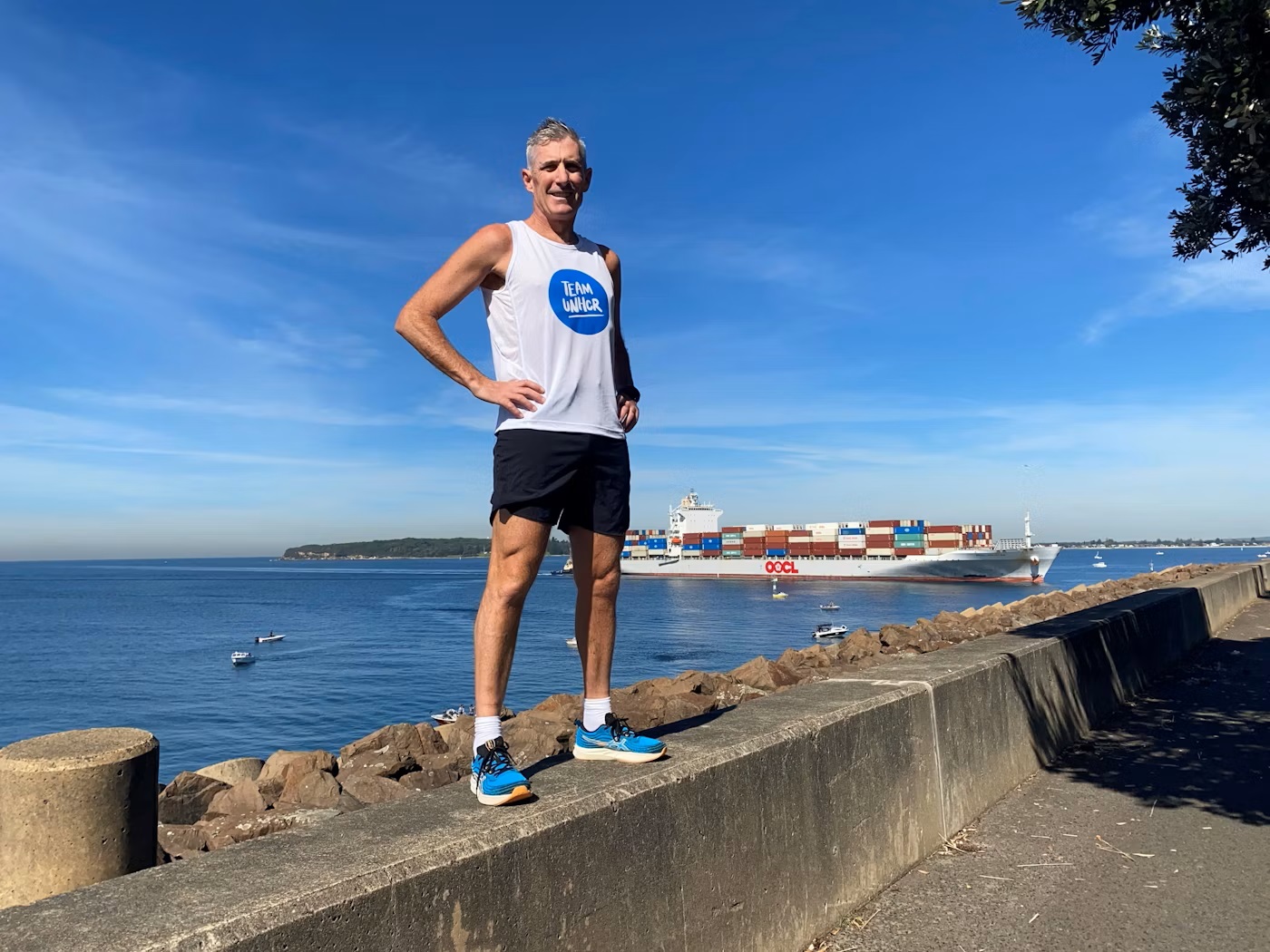 Rob Kolbe celebrates his 50th birthday with a 50km run for refugees